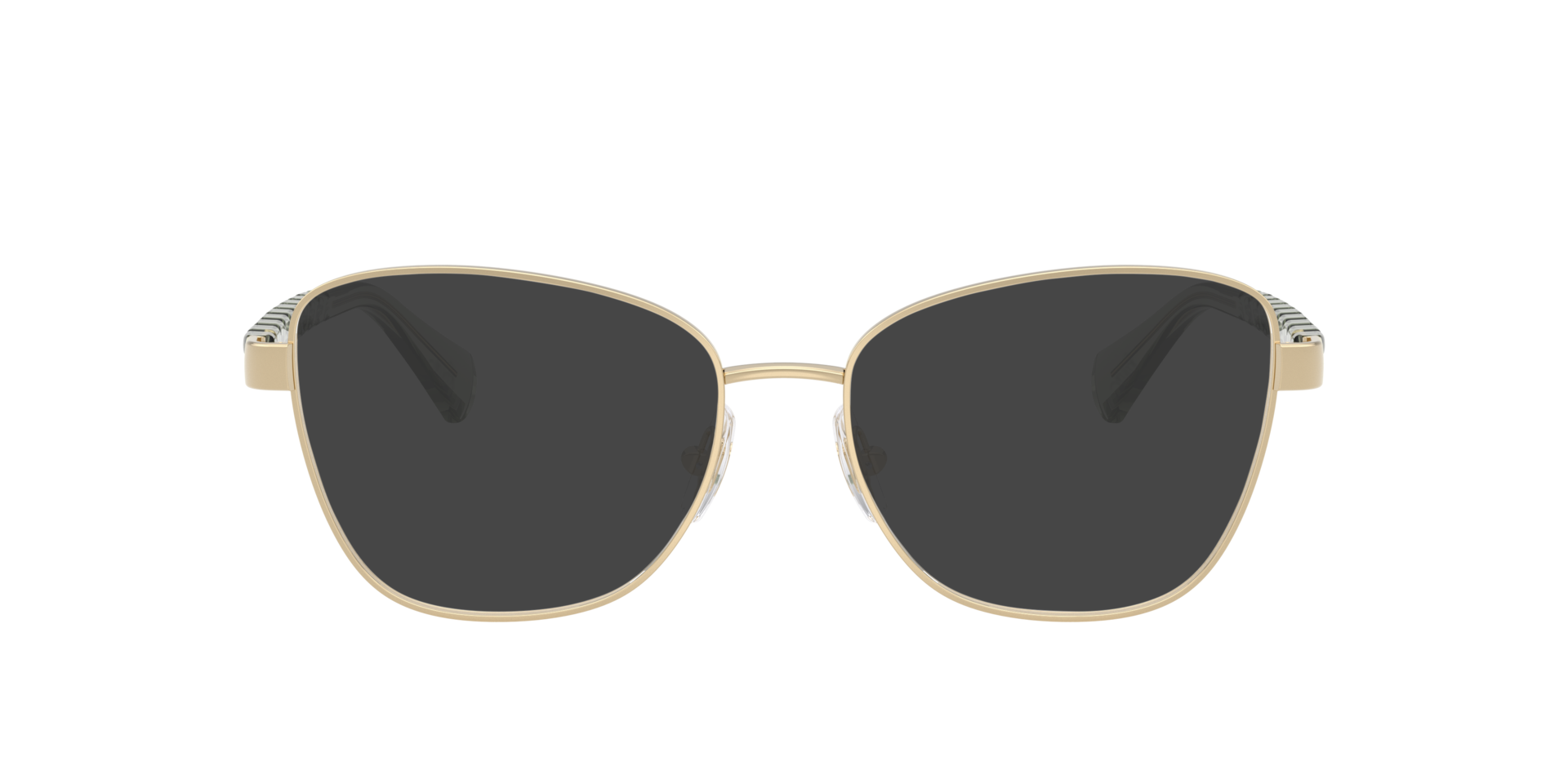 RA6064 Glänzendes Hellgold MetallEyeglass Frames von B24, mit getönten Gläsern