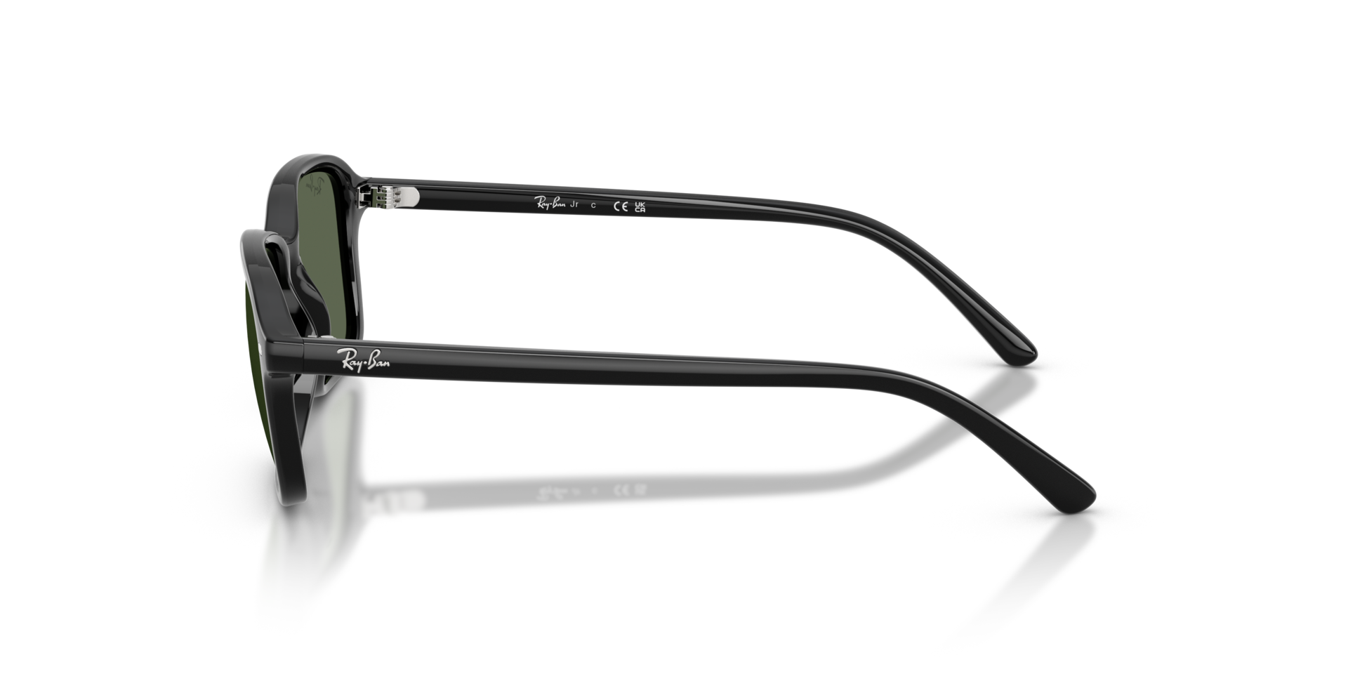 RB9131S Zwart KunststofSunglass Frames van B24, Zijaanzicht