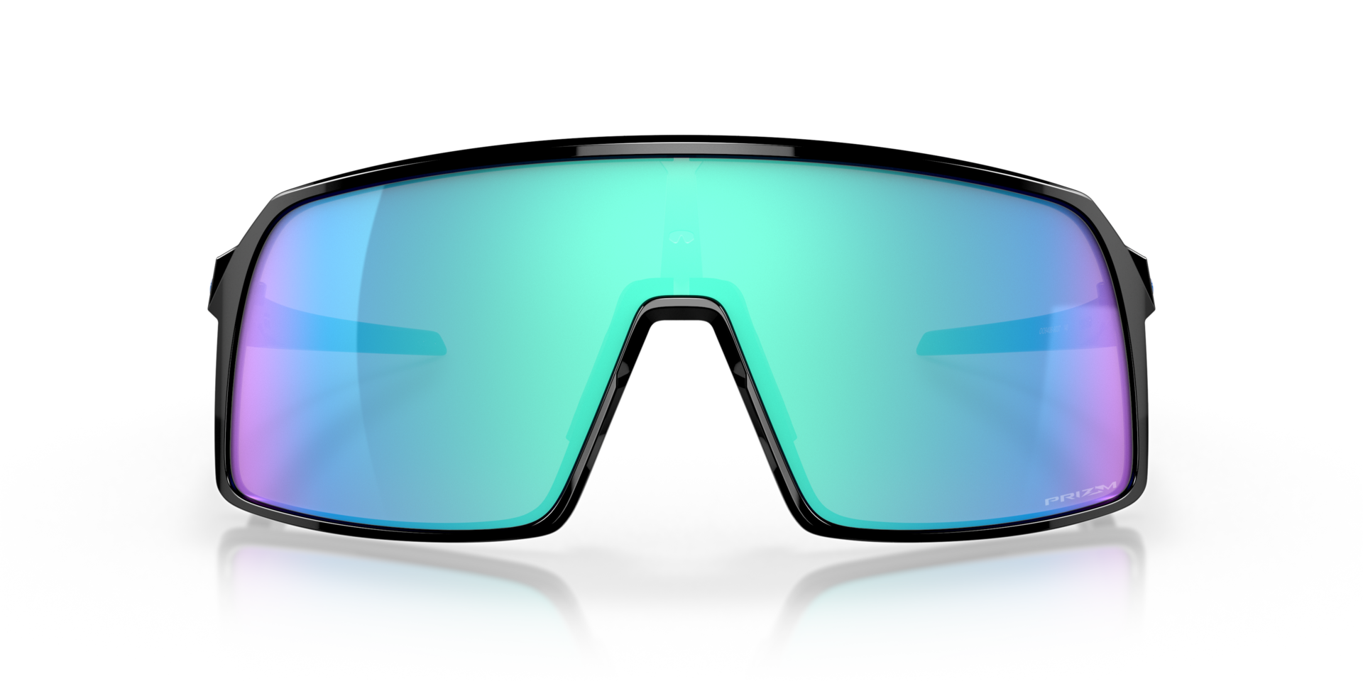 Sutro Glanzend zwart KunststofSunglass Frames van B24, Vooraanzicht