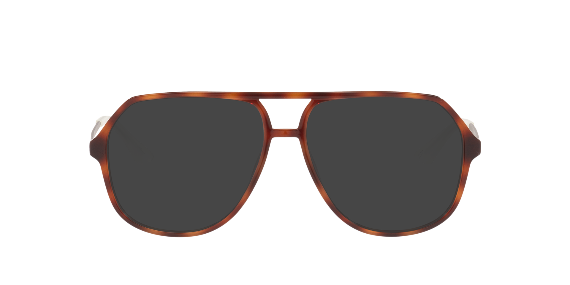 Pu0460O Tortoise Clear KunststofEyeglass Frames van B24, met getinte lenzen