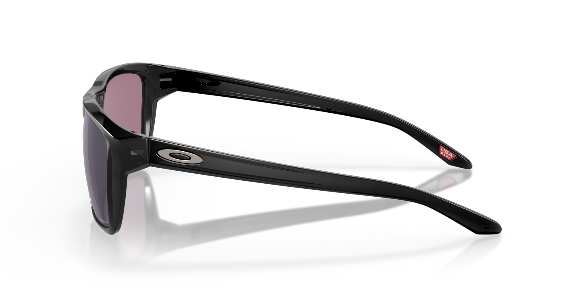 Sylas Inktzwart KunststofSunglass Frames van B24, Zijaanzicht