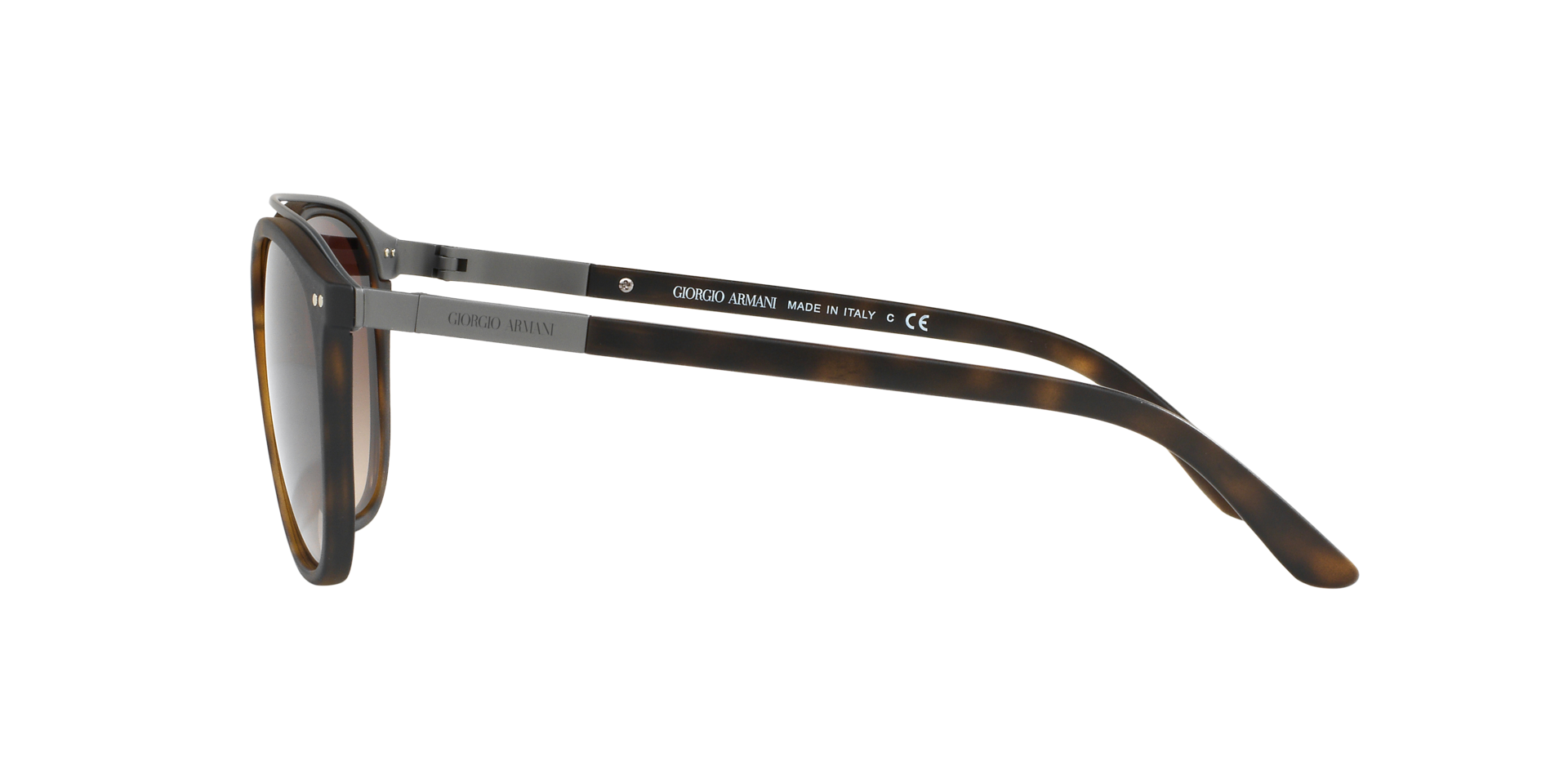 AR8088 Matte Dark Havana KunststoffSunglass Frames von B24, Seitenansicht