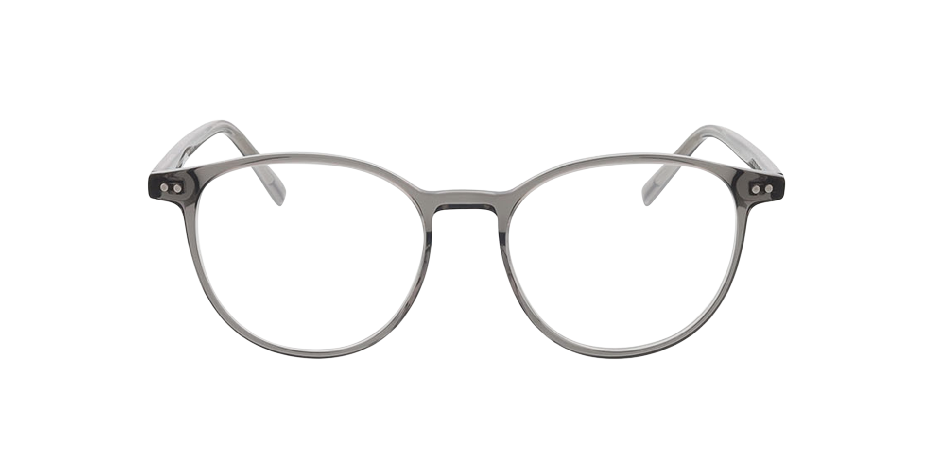 Columbia Grau AcetatEyeglass Frames von B24, Vorderansicht