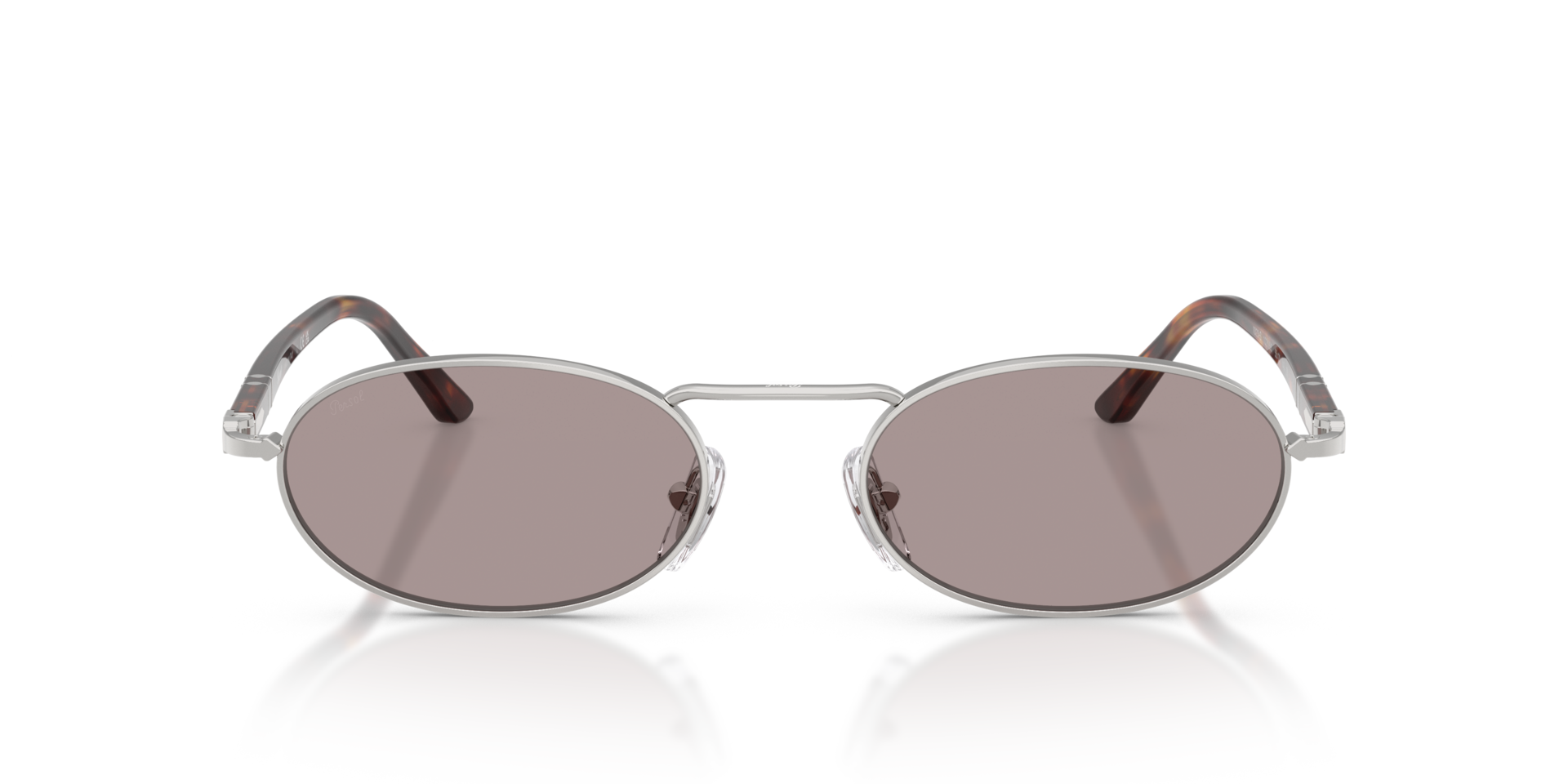 PO1023S Zilver MetaalSunglass Frames van B24, Vooraanzicht