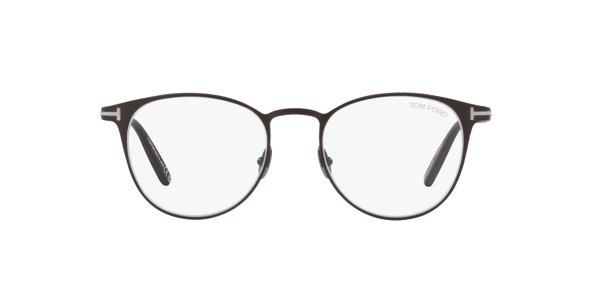 FT5936-B Gunmetal Matte TitanEyeglass Frames von B24, Vorderansicht