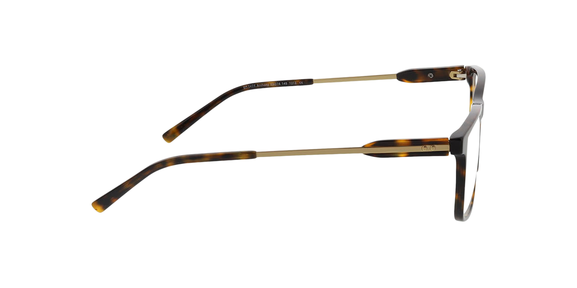 Anthony Havana AcetaatEyeglass Frames van B24, Zijaanzicht