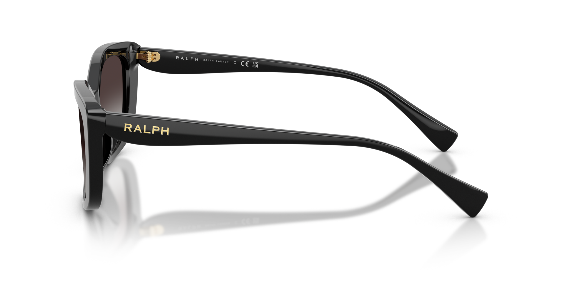 RA5358U Schwarz AcetatSunglass Frames von B24, Seitenansicht