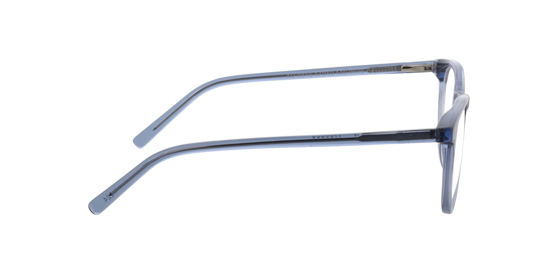 Odense Kristallblau AcetatEyeglass Frames von B24, Seitenansicht