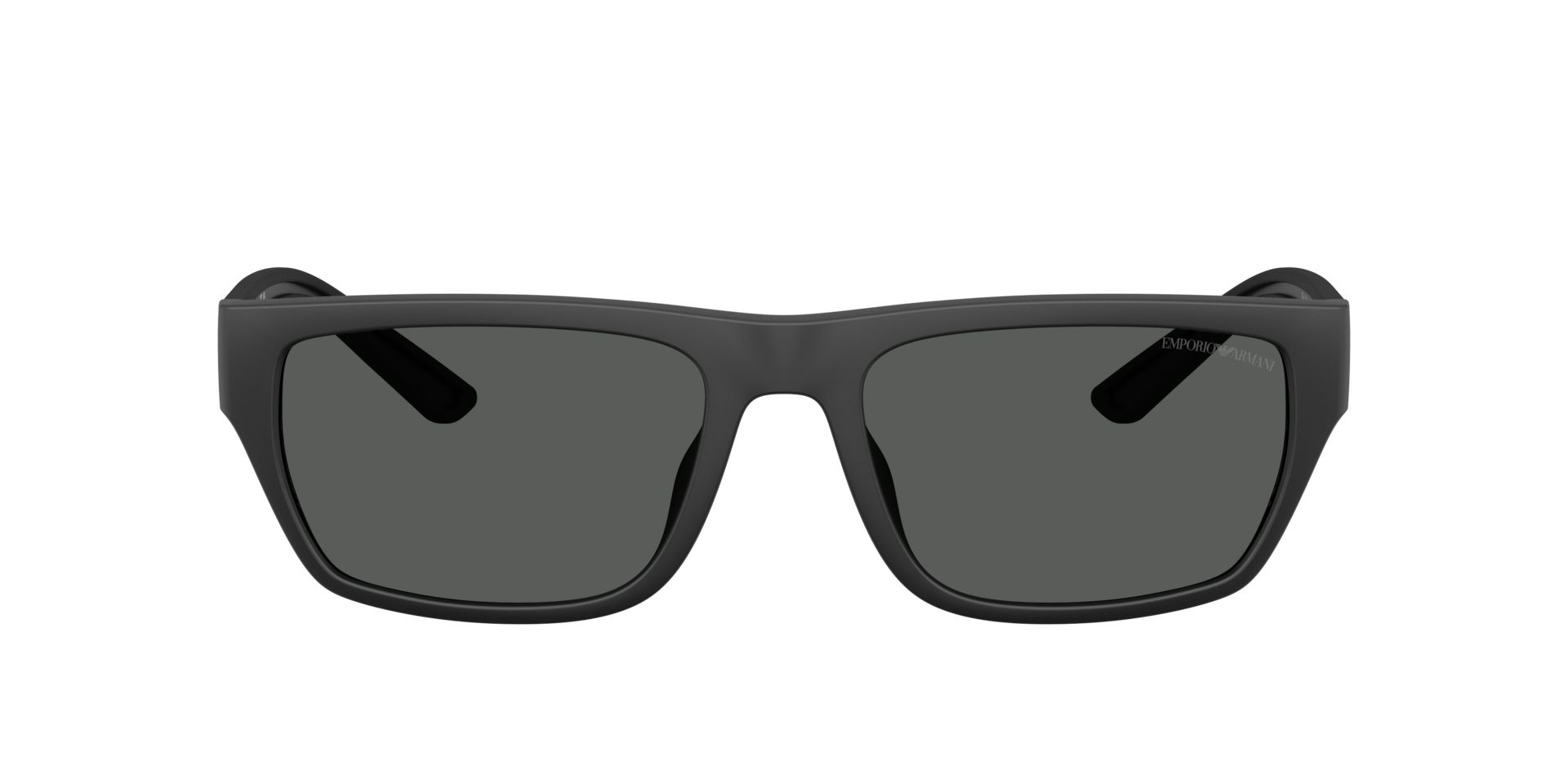 EA4267U Rubberized Matte Black KunststofSunglass Frames van B24, met getinte lenzen