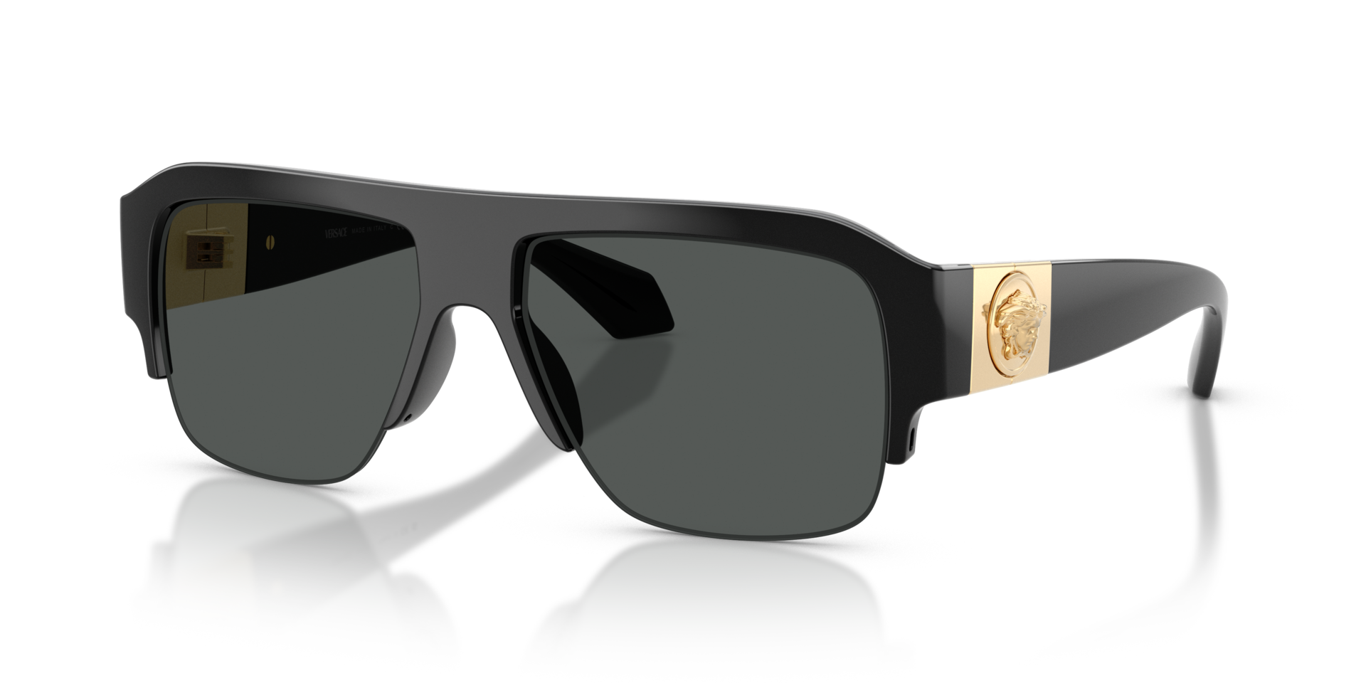 VE4525U Schwarz KunststoffSunglass Frames von B24, Dreiviertelansicht