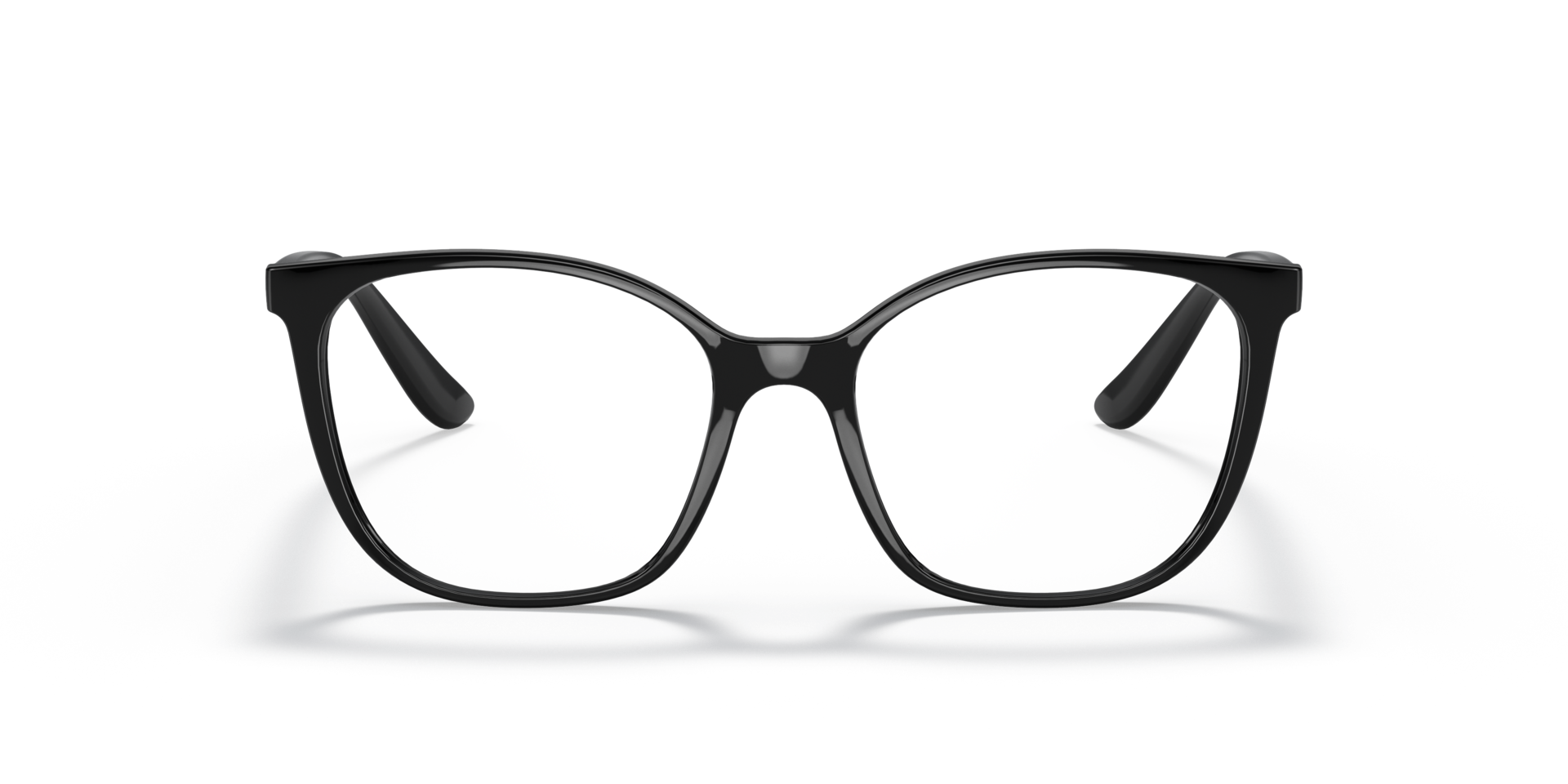 VO5356 Schwarz KunststoffEyeglass Frames von B24, Vorderansicht