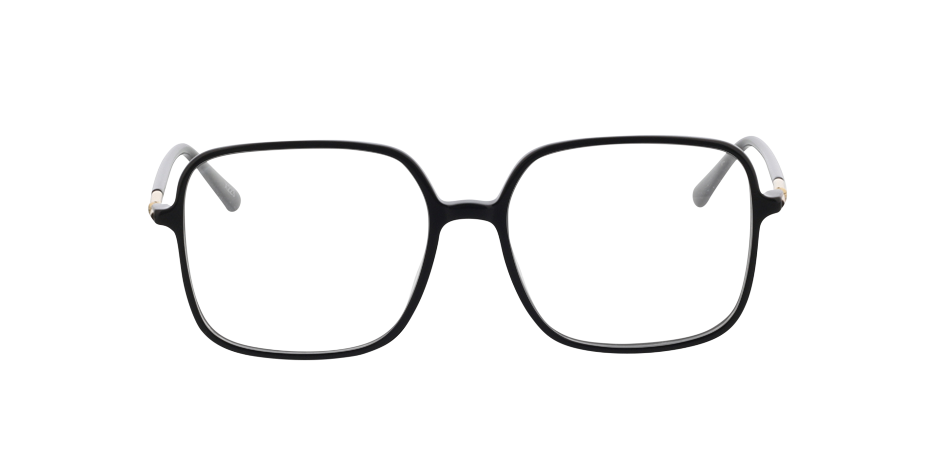Donna Schwarz AcetatEyeglass Frames von B24, Vorderansicht