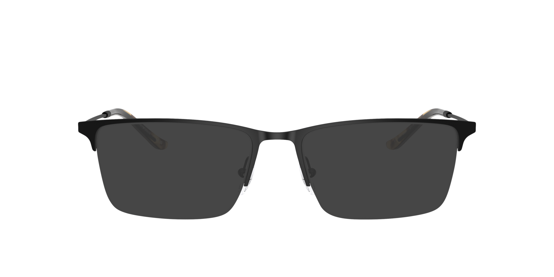 EA1171 Matt Schwarz MetallEyeglass Frames von B24, mit getönten Gläsern