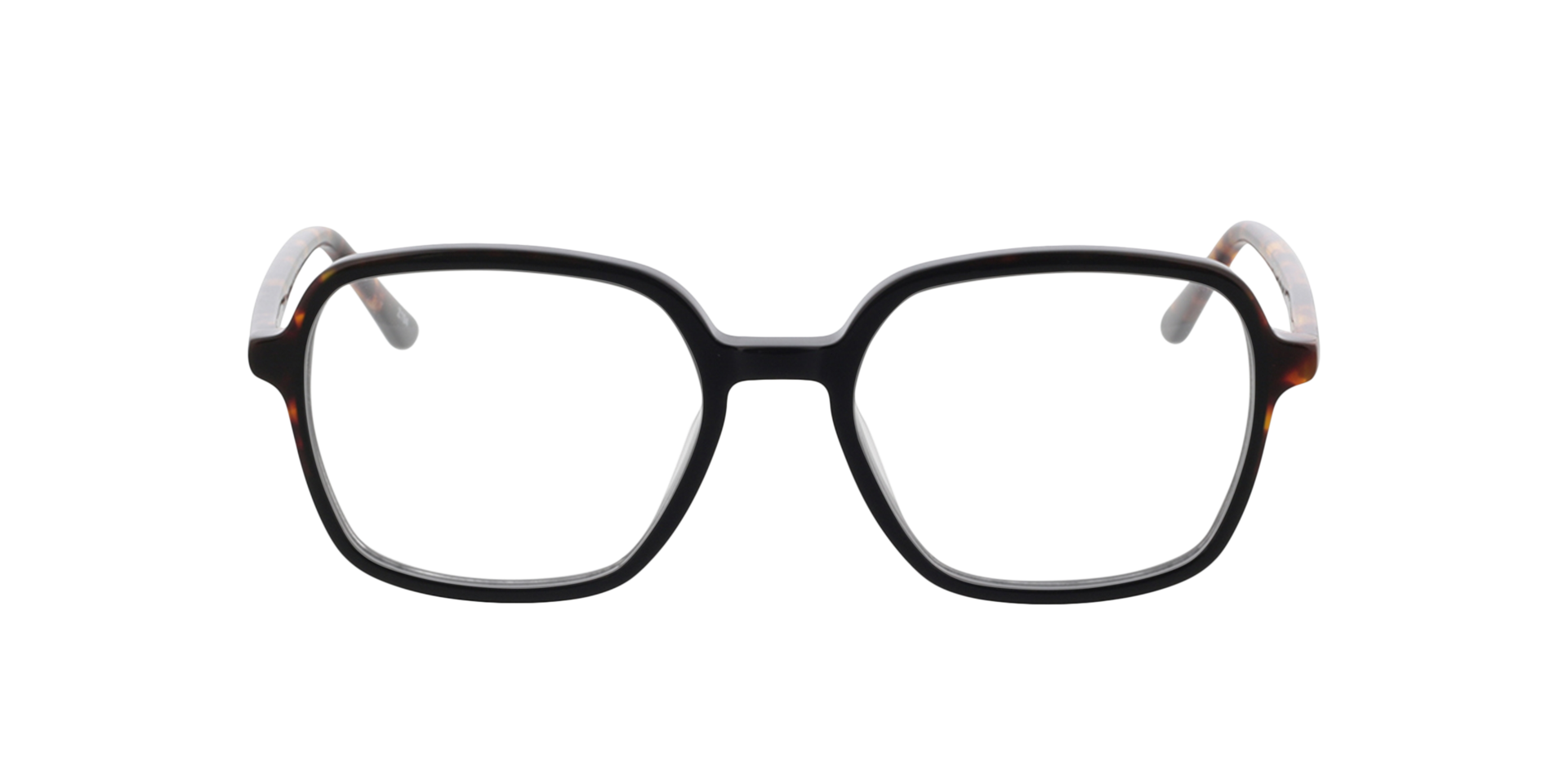 Maxine Havana  &  zwart  &  Havana AcetaatEyeglass Frames van B24, Vooraanzicht