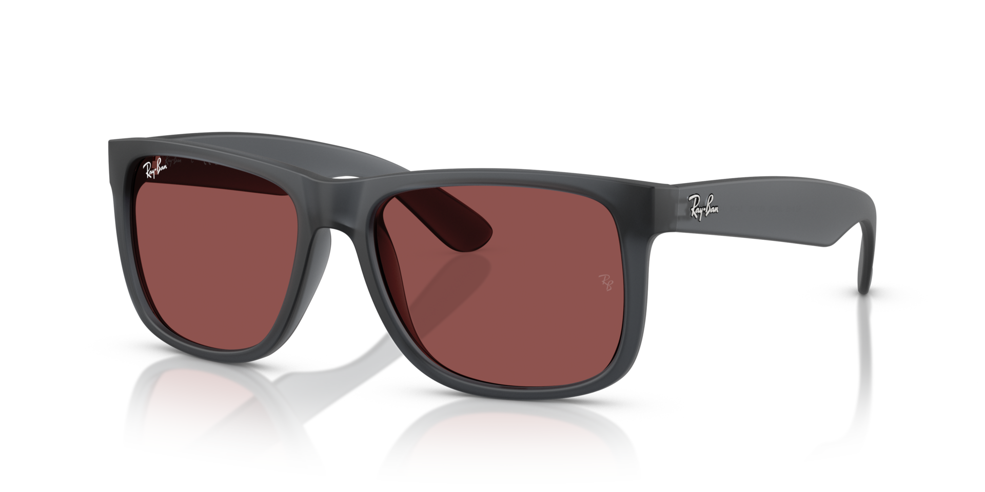 RB4165 Opalgrau KunststoffSunglass Frames von B24, Dreiviertelansicht