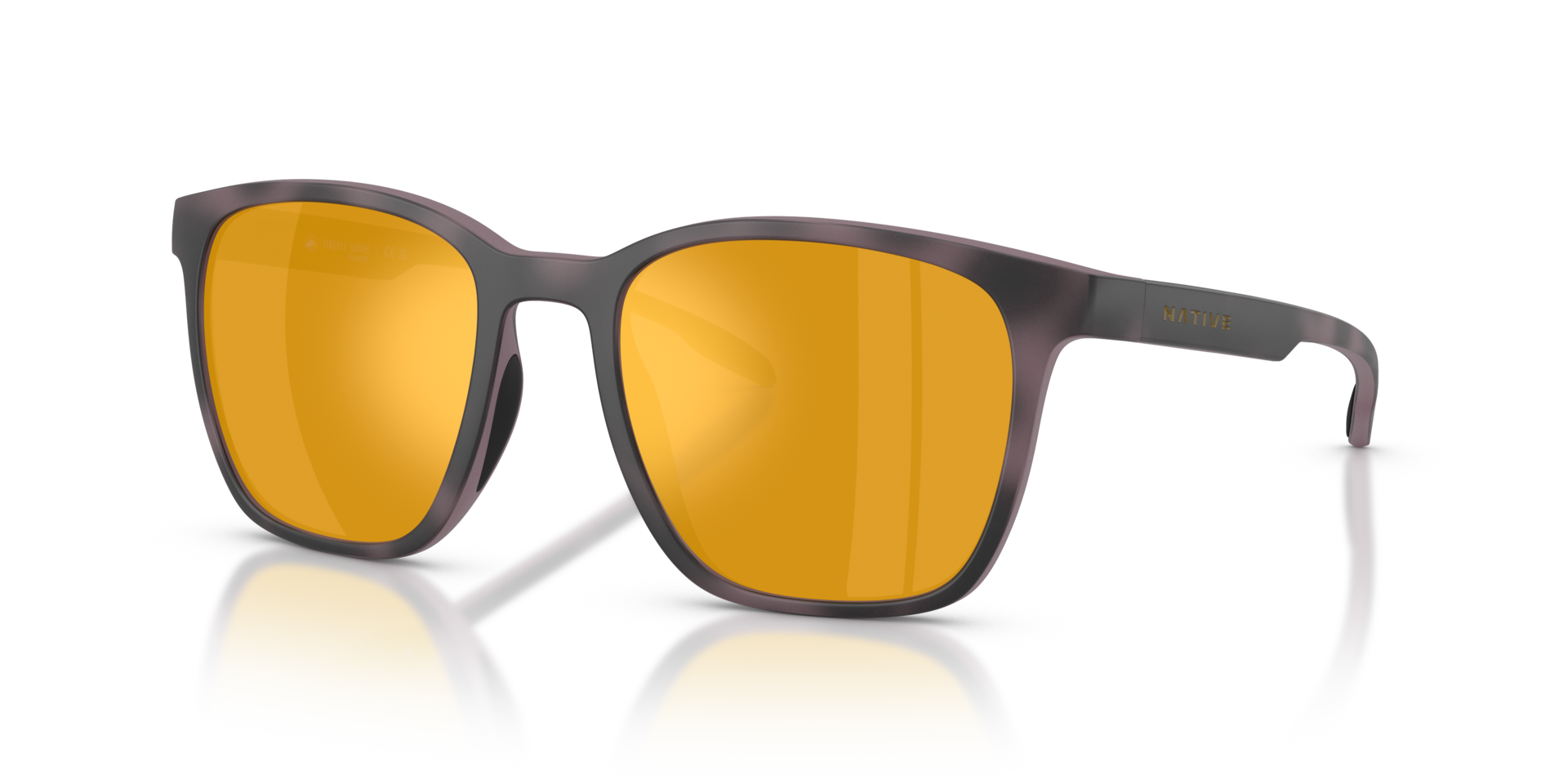 XD9046 Ash Rose Tortoise KunststoffSunglass Frames von B24, Dreiviertelansicht