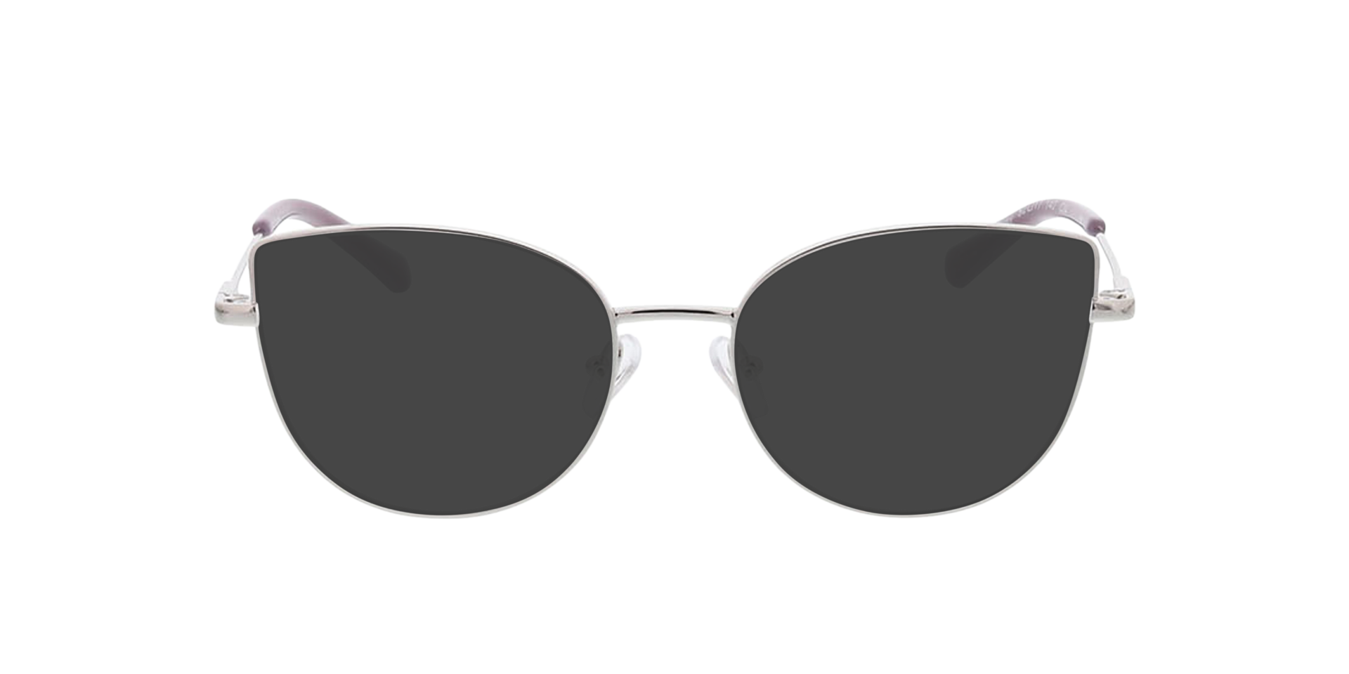 Hayley Zilver MetaalEyeglass Frames van B24, met getinte lenzen
