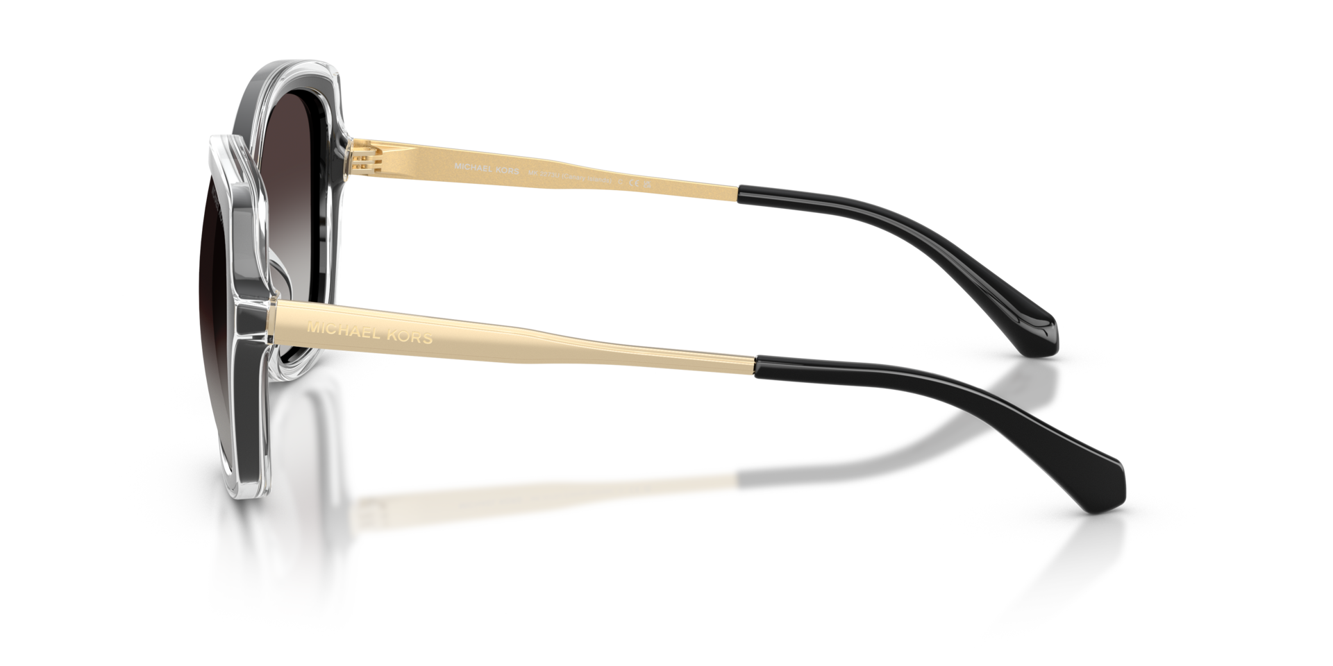 MK2273U Zwart KunststofSunglass Frames van B24, Zijaanzicht