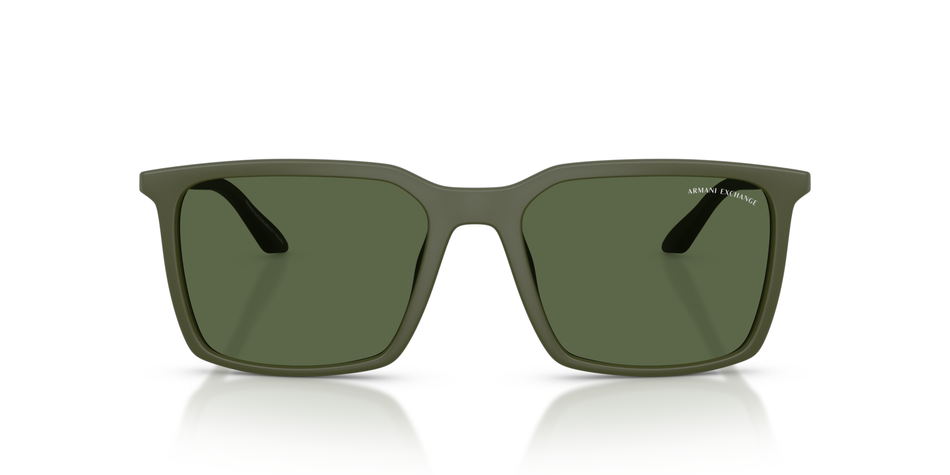 AX4170SU Matte Green KunststofSunglass Frames van B24, Vooraanzicht