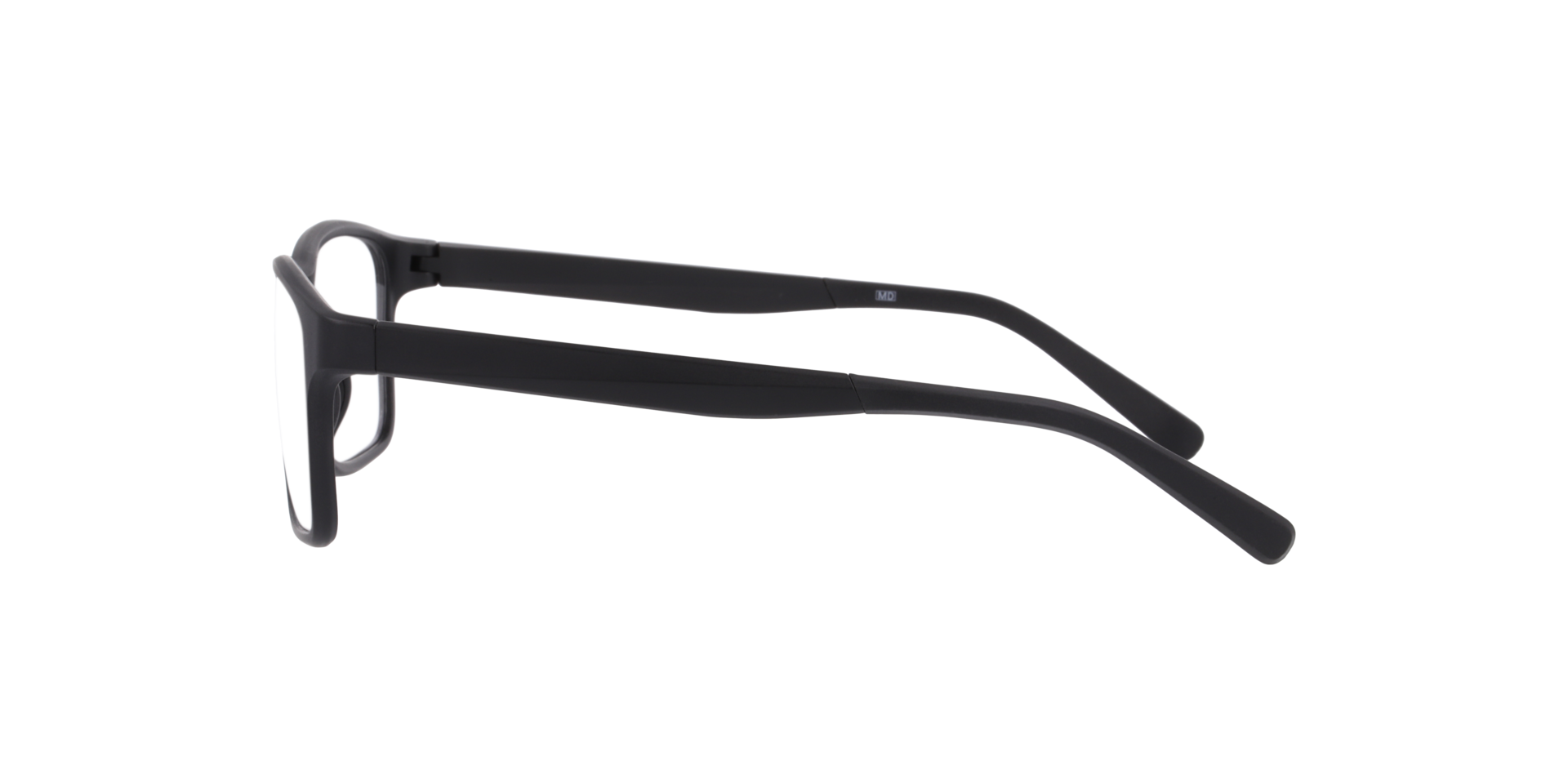 Buffalo Zwart KunststofEyeglass Frames van B24, Zijaanzicht