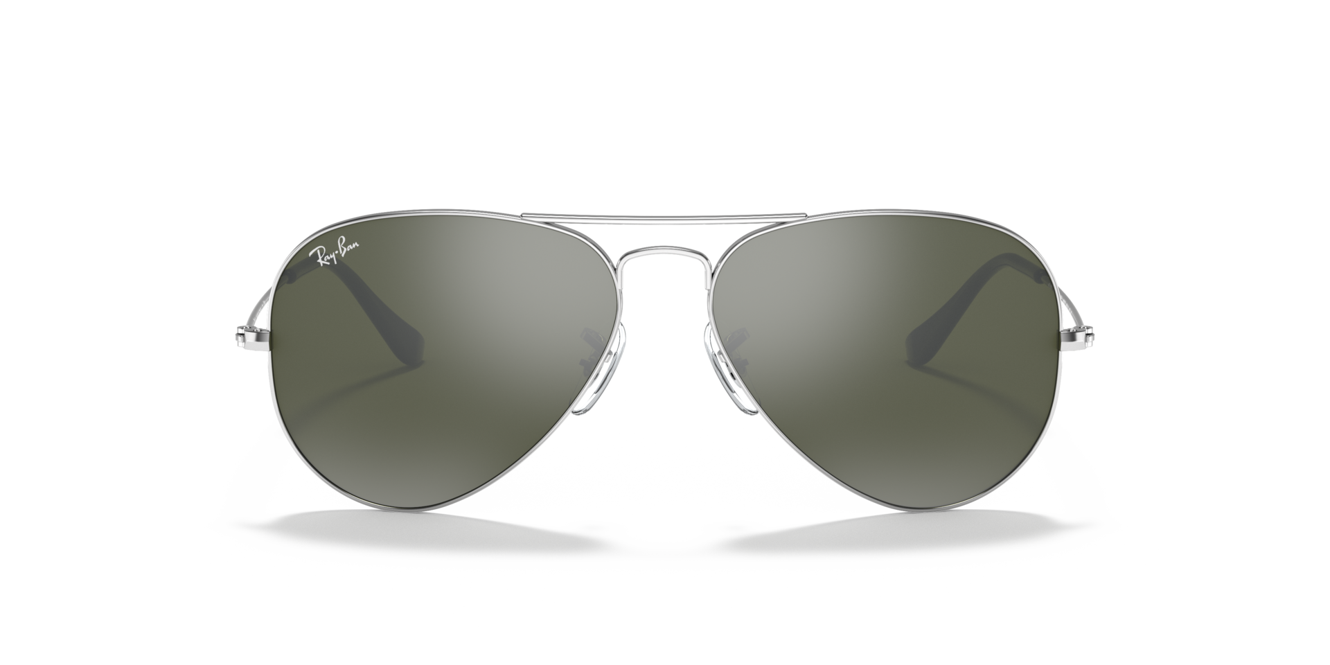 RB3025 Zilver MetaalSunglass Frames van B24, Vooraanzicht