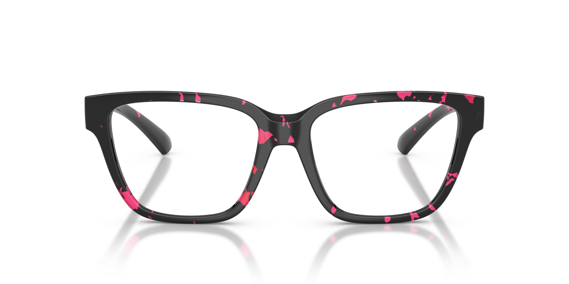 BE2457U Havana Fuxia KunststofEyeglass Frames van B24, Vooraanzicht