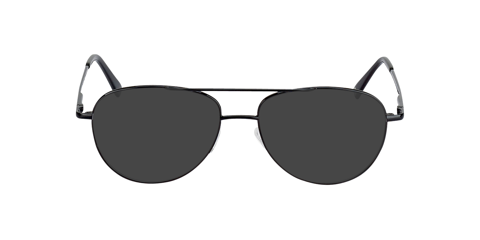 Glendale Zwart MetaalEyeglass Frames van B24, met getinte lenzen