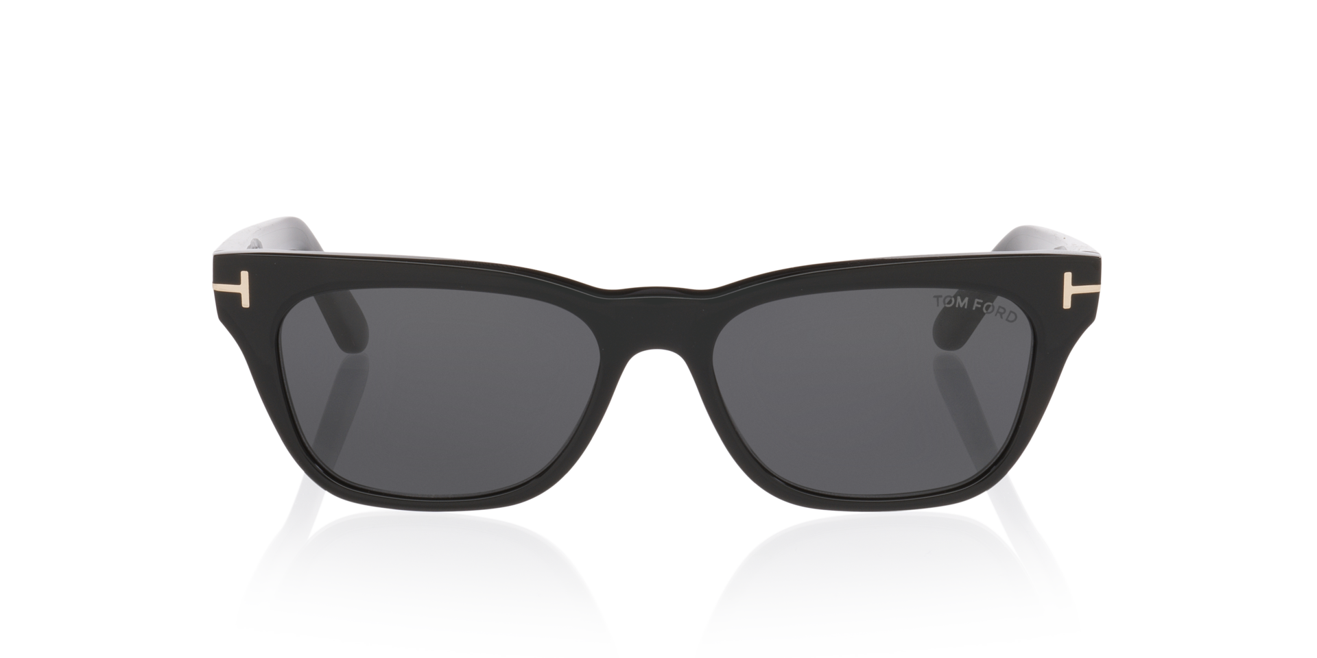 Penn-02 Zwart glanzend AcetaatSunglass Frames van B24, Vooraanzicht