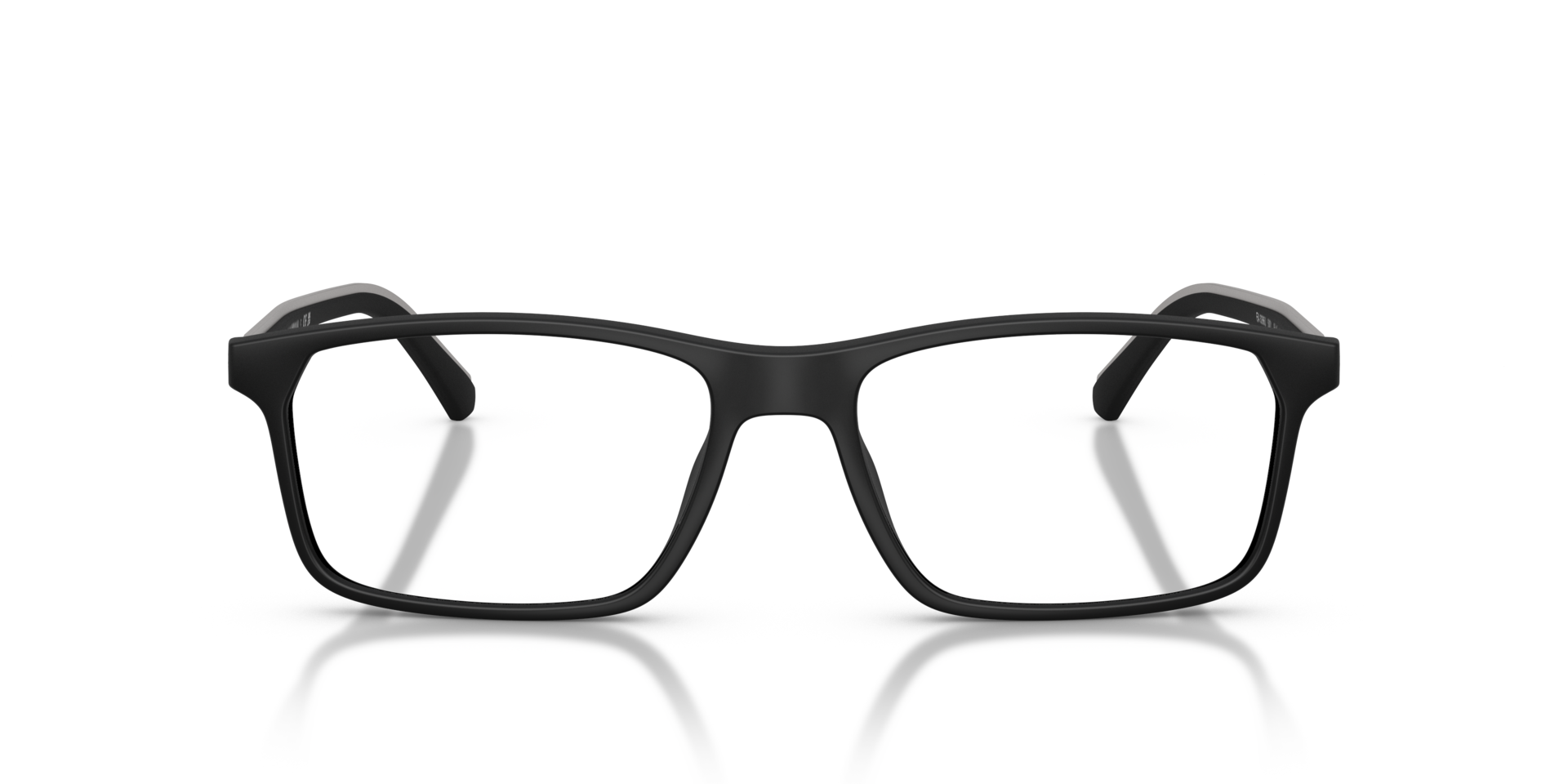 EA3266U Matzwart KunststofEyeglass Frames van B24, Vooraanzicht