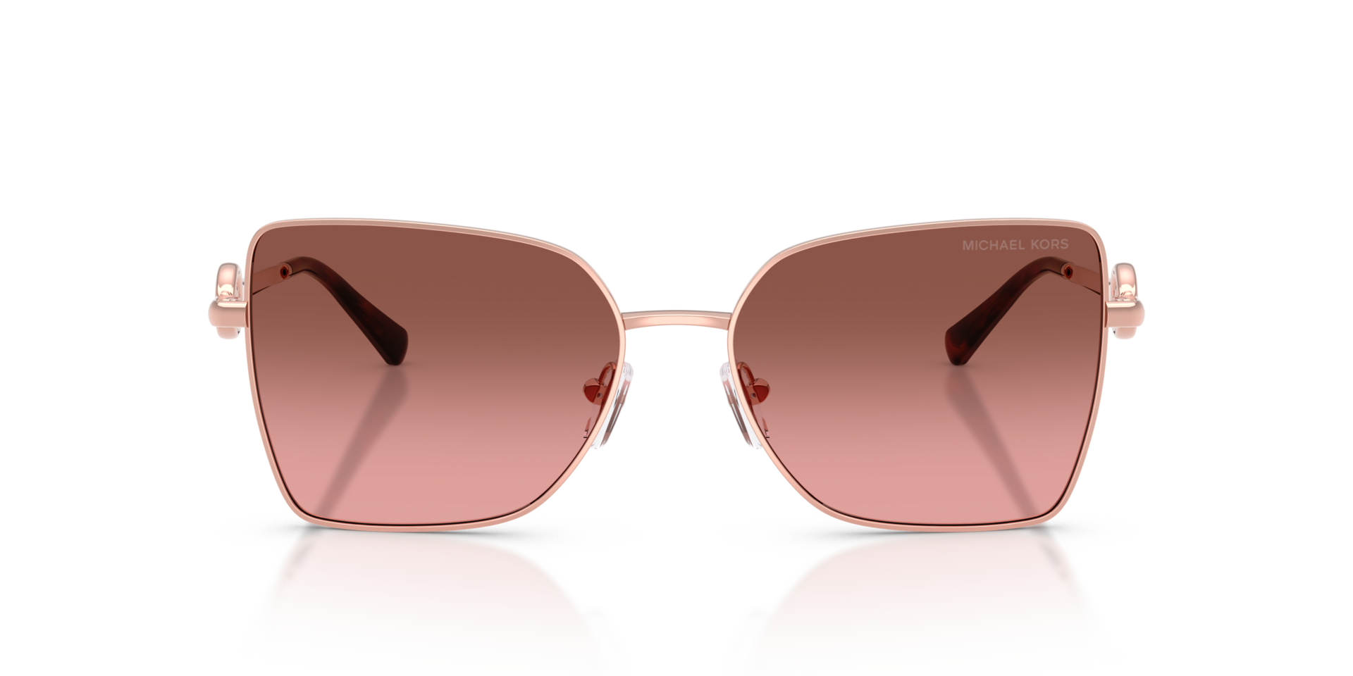 MK1186 Roségoud MetaalSunglass Frames van B24, Vooraanzicht