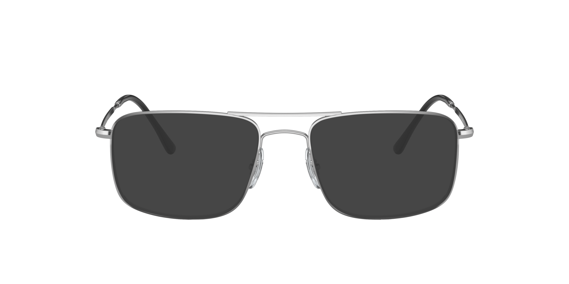 RB6434 Silber MetallEyeglass Frames von B24, mit getönten Gläsern