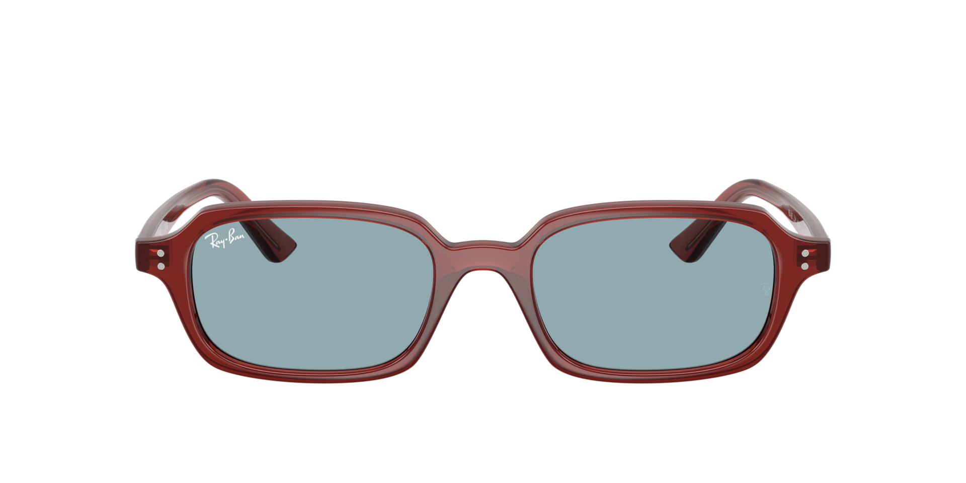 RB4455 Rosty Brown KunststofSunglass Frames van B24, met getinte lenzen