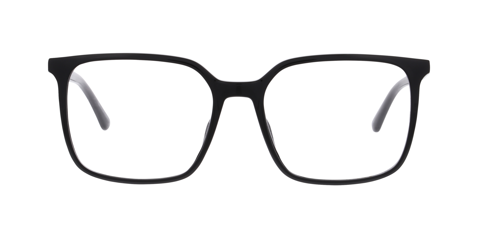 Jules Schwarz KunststoffEyeglass Frames von B24, Vorderansicht