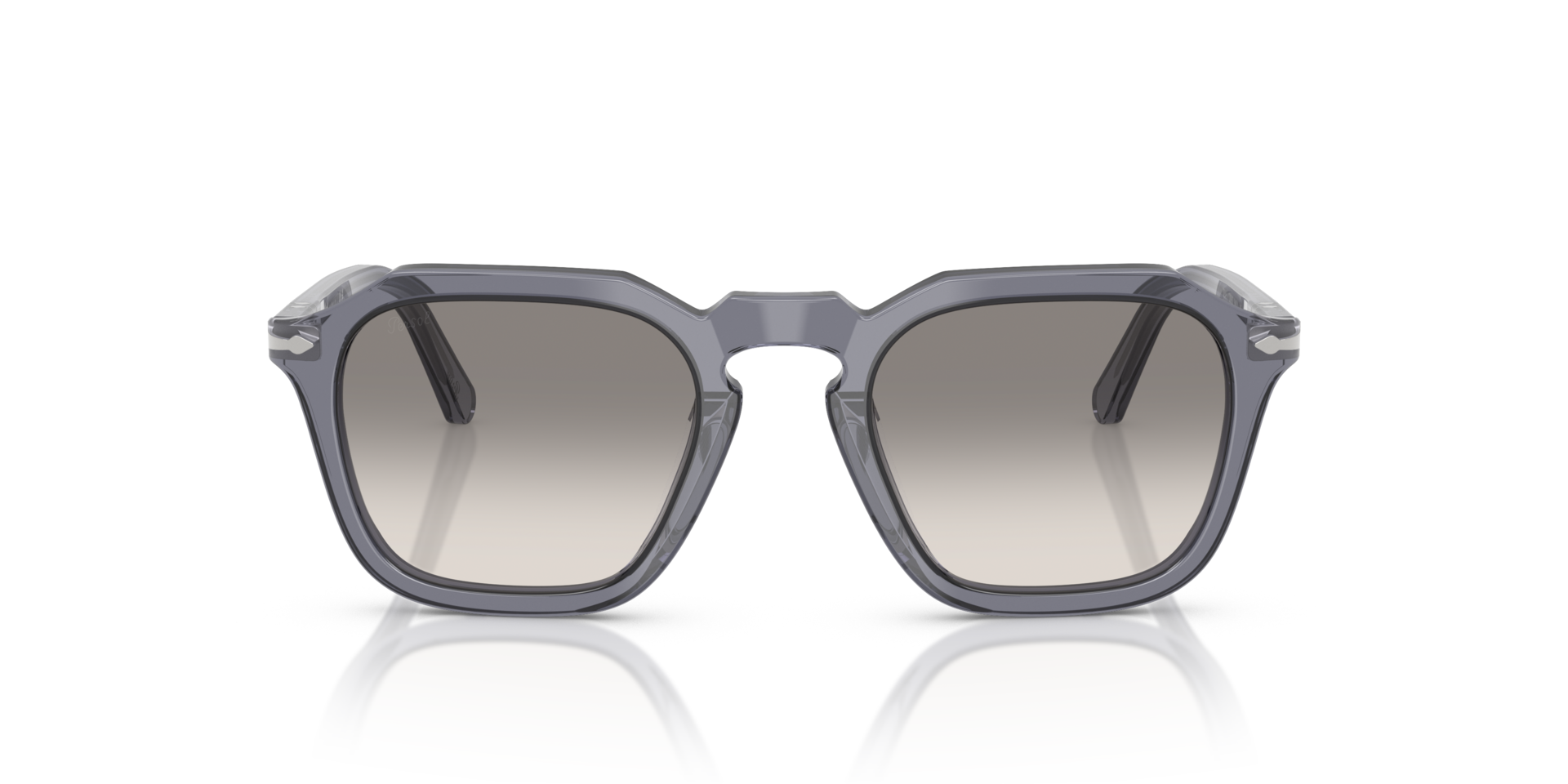 PO3292S Transparent Ocean AcetaatSunglass Frames van B24, Vooraanzicht