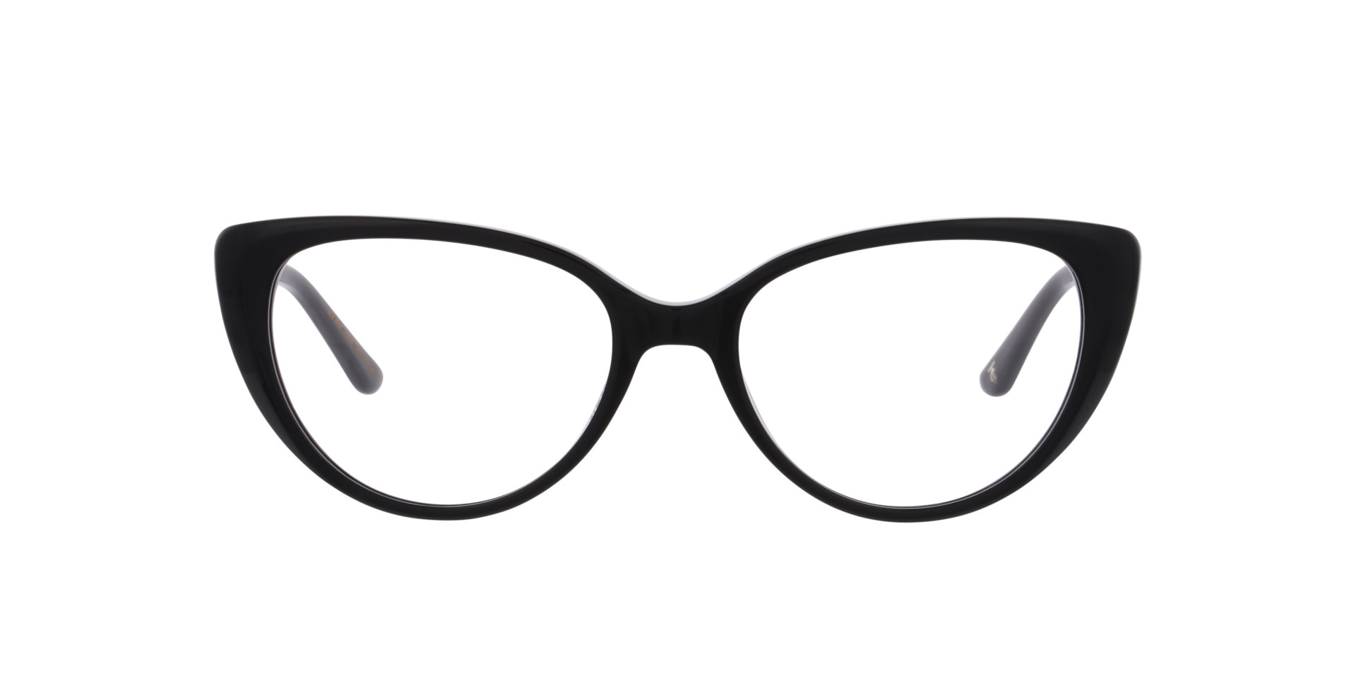 Lara Schwarz AcetatEyeglass Frames von B24, Vorderansicht