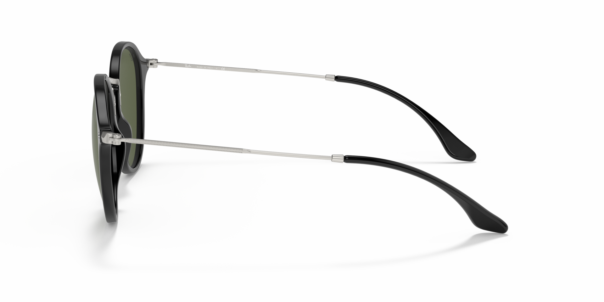 RB2447 Zwart AcetaatSunglass Frames van B24, Zijaanzicht