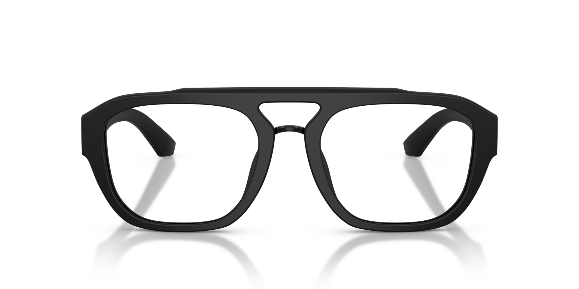 DG3415 Matt Schwarz AcetatEyeglass Frames von B24, Vorderansicht