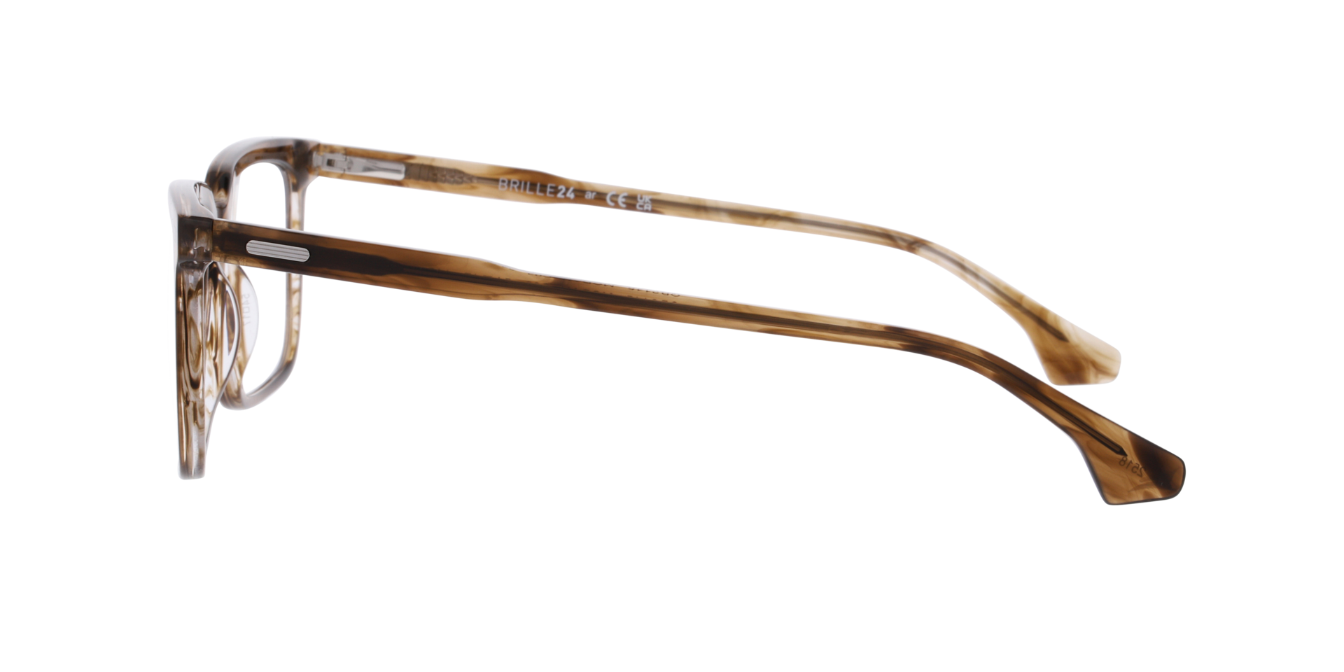 Modan Crystal Horn Beige AcetaatEyeglass Frames van B24, Zijaanzicht