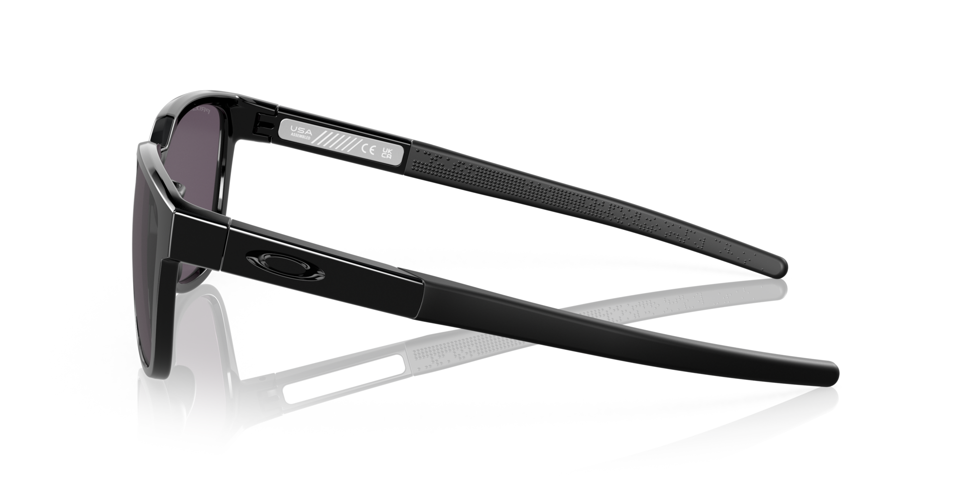 ACTUATOR Schwarz glänzend KunststoffSunglass Frames von B24, Seitenansicht
