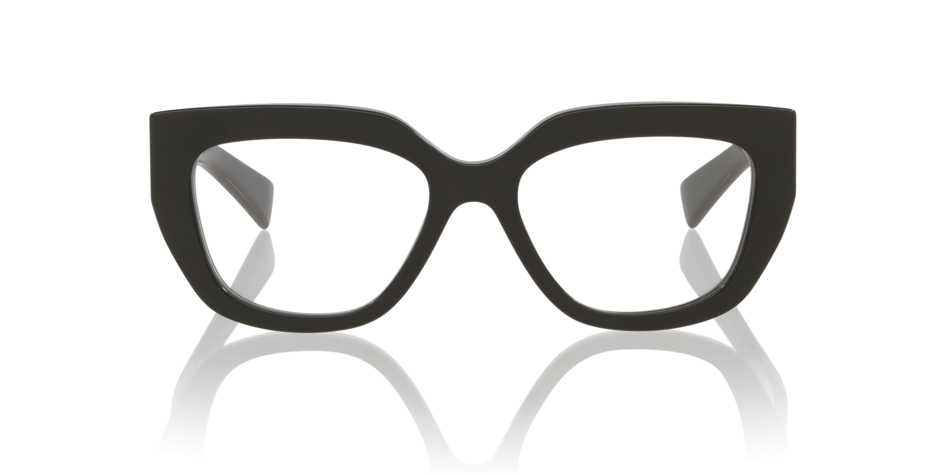 GG1847O Zwart AcetaatEyeglass Frames van B24, Vooraanzicht