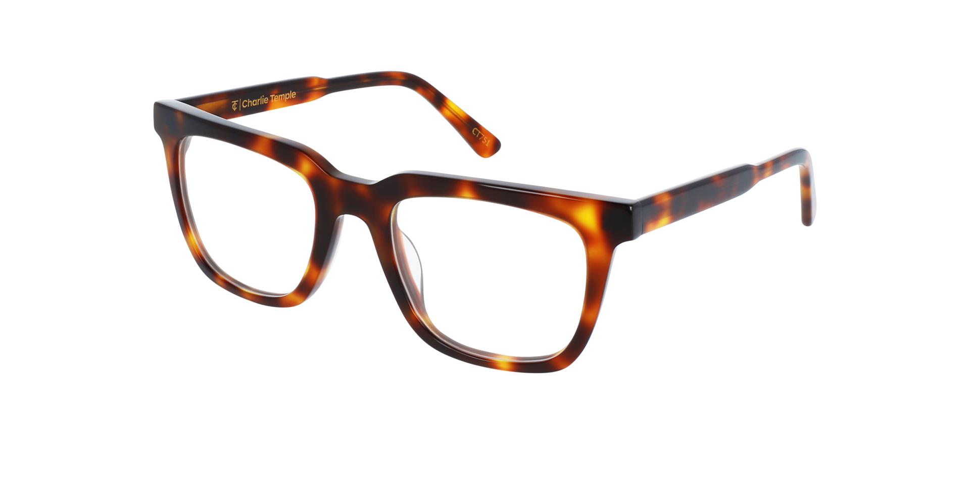 Vince Havana Cigars AcetaatEyeglass Frames van B24, Hoekweergave