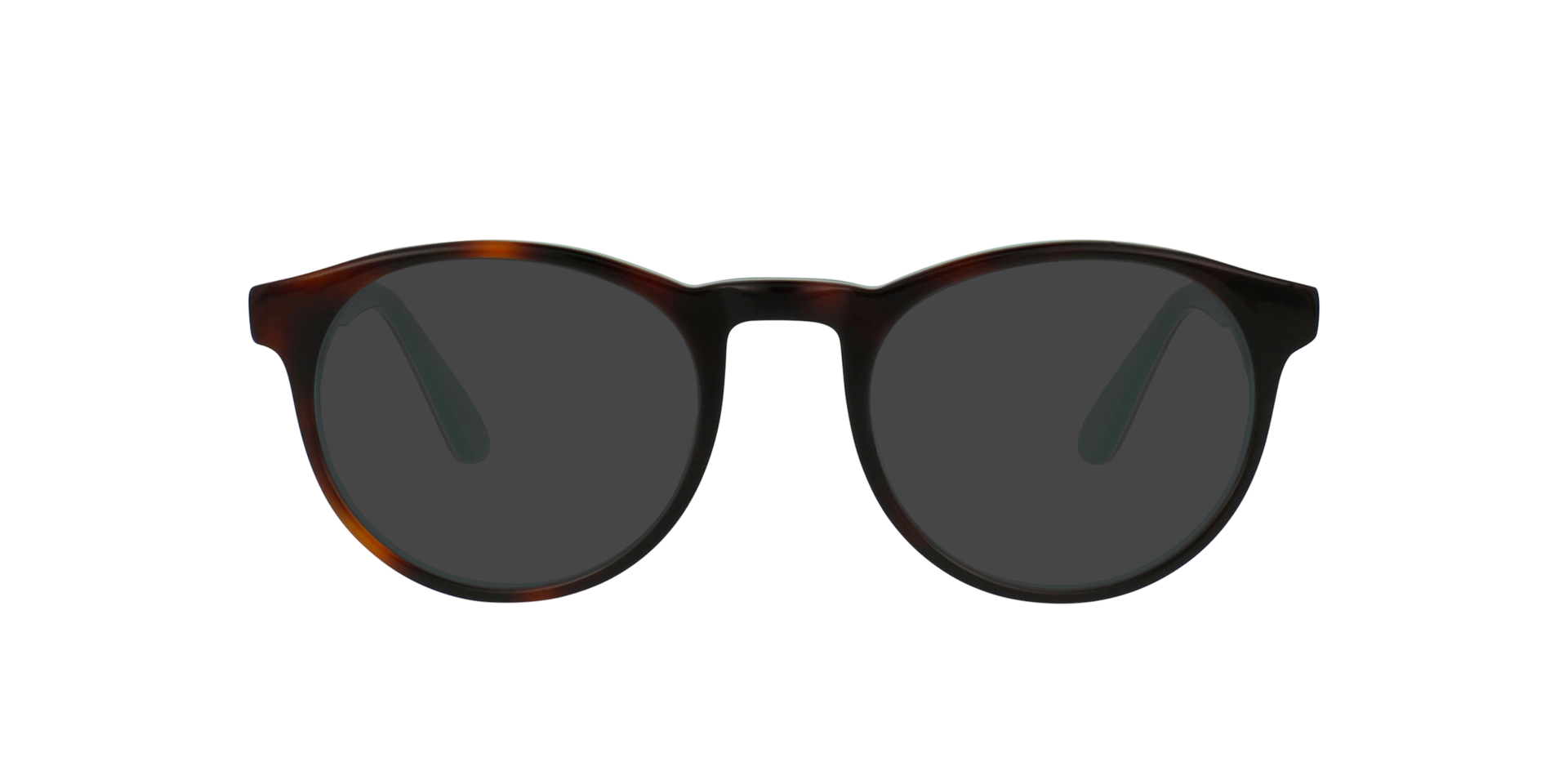 Parker CT Tortoise & Emerald AcetaatEyeglass Frames van B24, met getinte lenzen