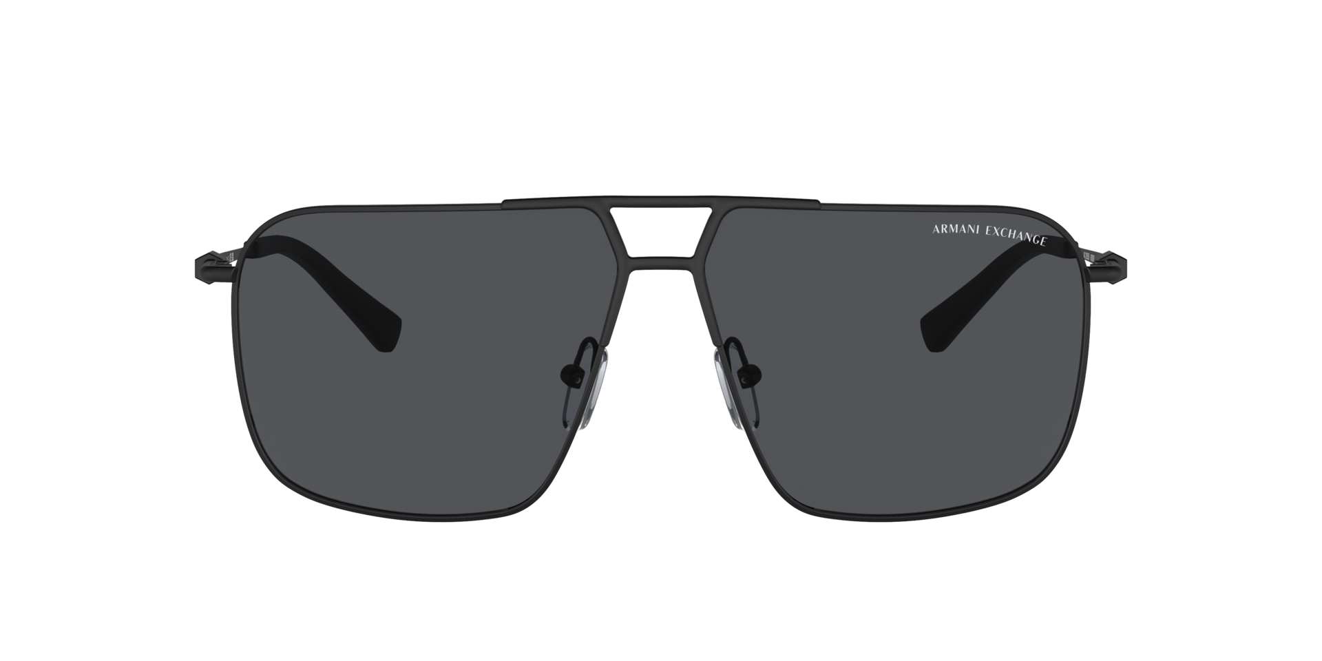 AX2050S Matzwart MetaalSunglass Frames van B24, met getinte lenzen