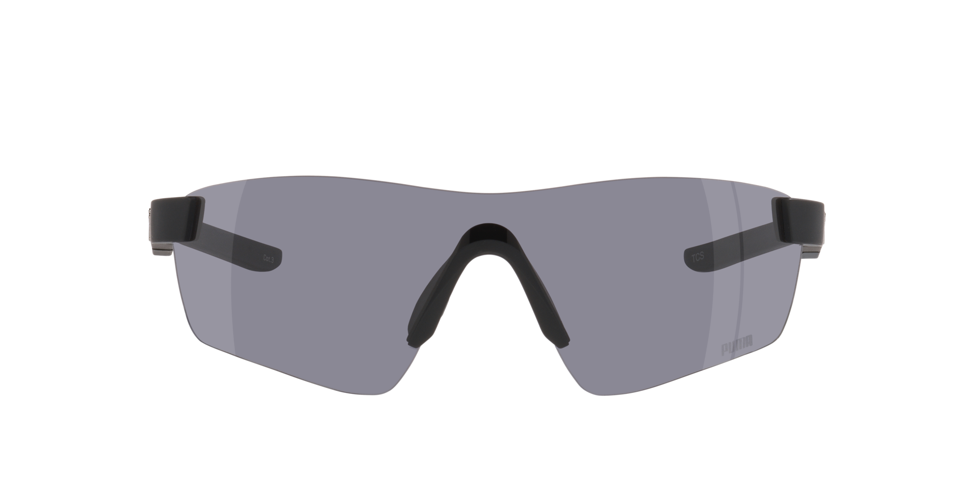 PU0481S Schwarz KunststoffSunglass Frames von B24, mit getönten Gläsern