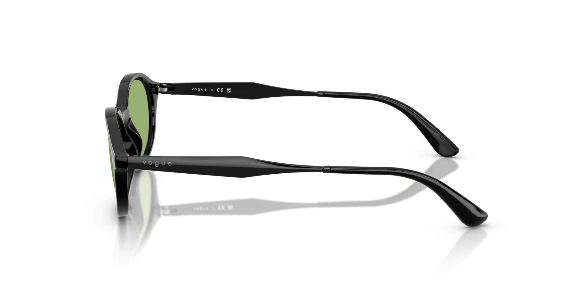 VO5625S Zwart KunststofSunglass Frames van B24, Zijaanzicht