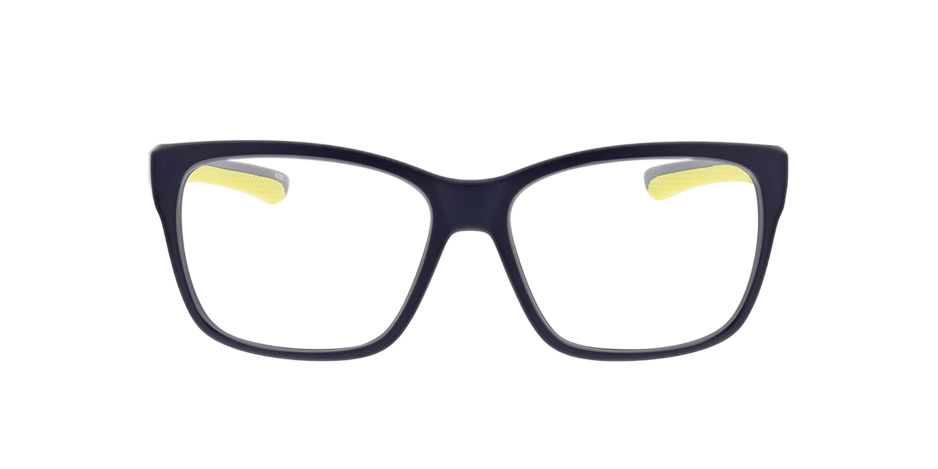 Force Matblauw  &  geel KunststofEyeglass Frames van B24, Vooraanzicht