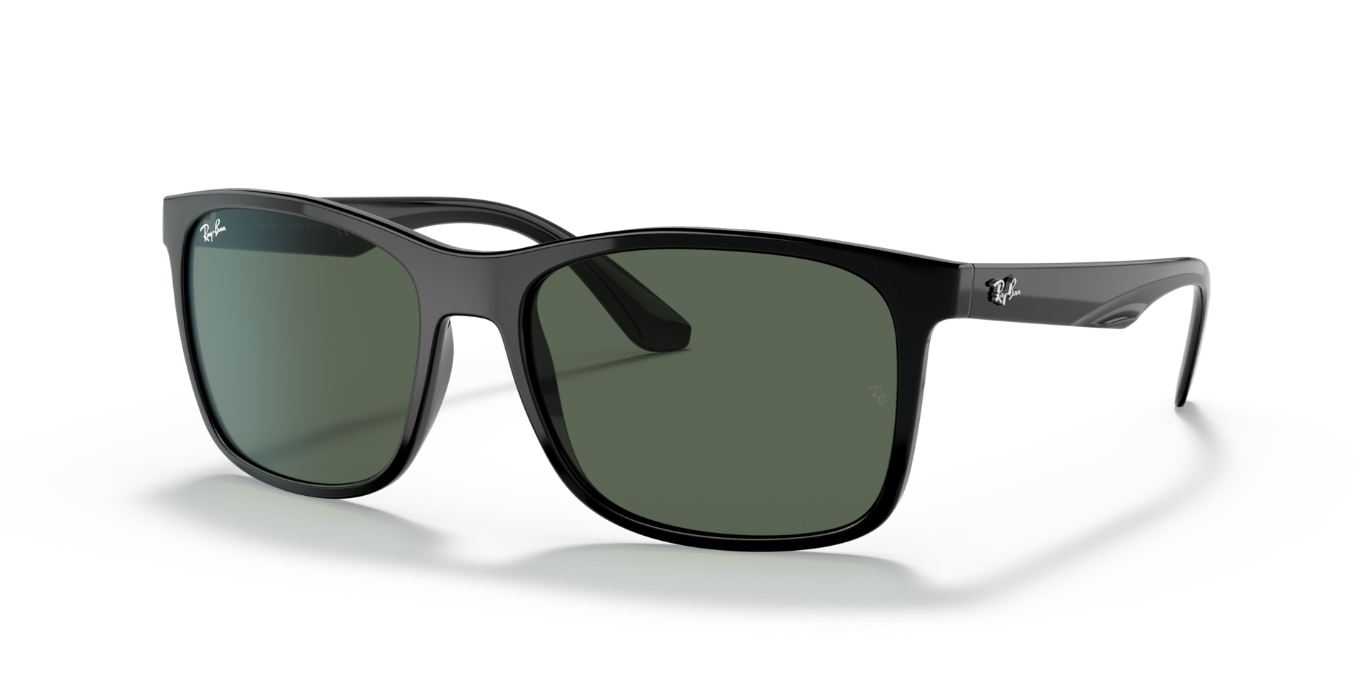 RB4232 Zwart KunststofSunglass Frames van B24, Hoekweergave