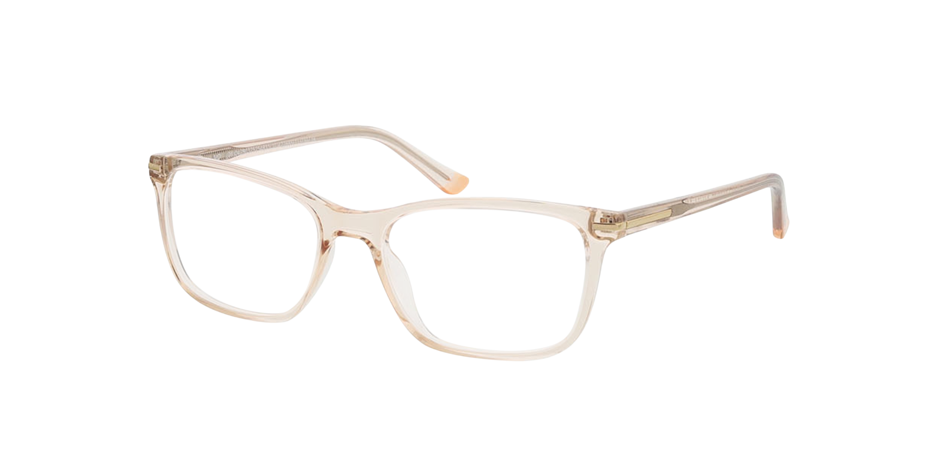 Lexington Crystal Champagne KunststofEyeglass Frames van B24, Hoekweergave