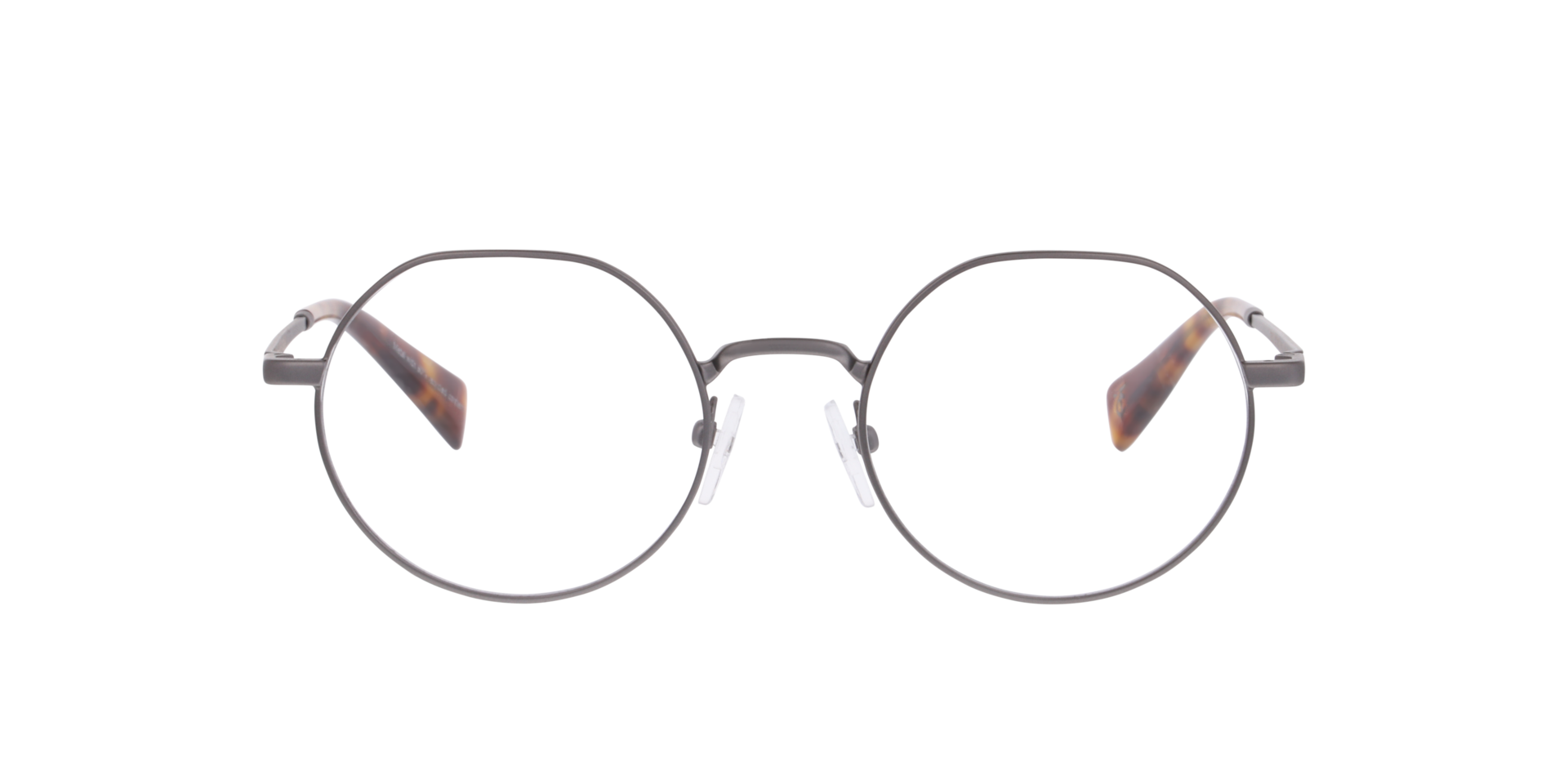 Nylo Gunmetal MetallEyeglass Frames von B24, Vorderansicht