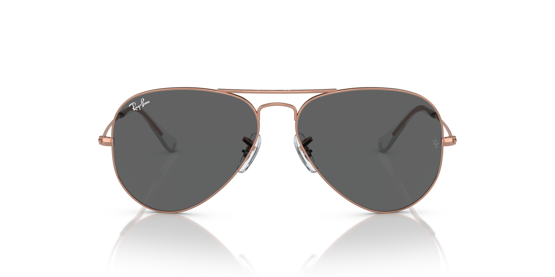 RB3025 Rotgold MetallSunglass Frames von B24, Vorderansicht